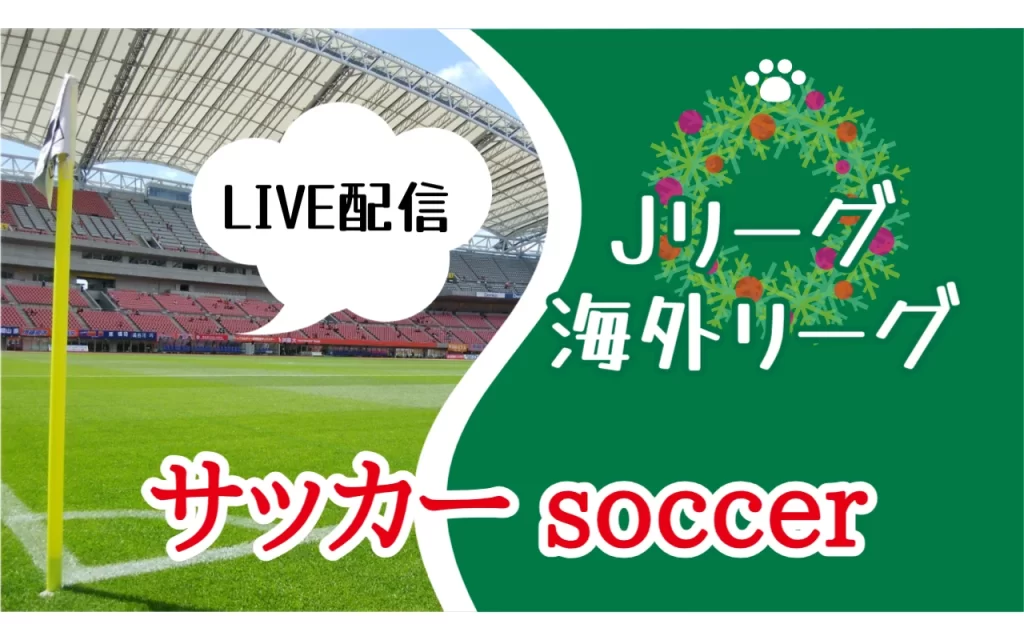 サッカーLIVE配信＆見逃し配信アイキャッチ