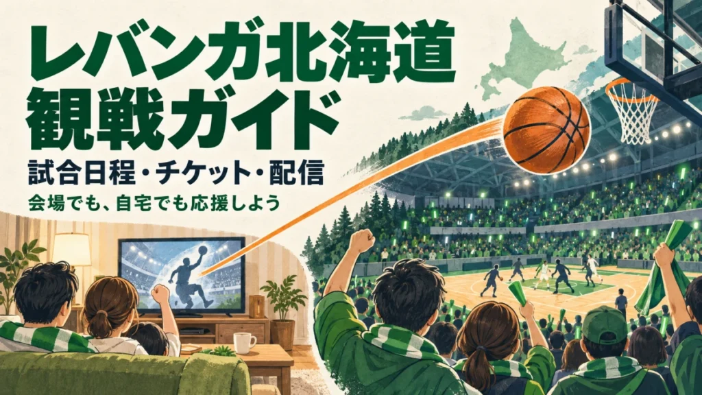 レバンガ北海道をLIVE配信で観る