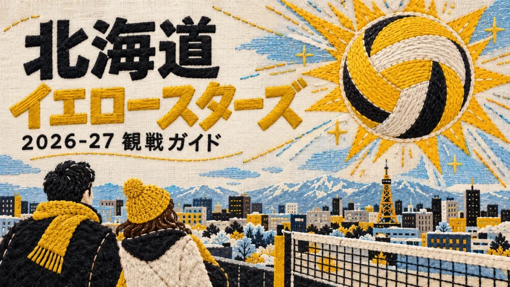 北海道イエロースターズ2026-27の観戦ガイドイメージ
